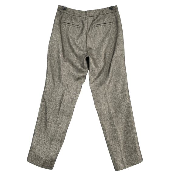J.Crew Gray Flat Front Wool Blend Lined Formal Classic Trousers Pants Size‎ 4 - Picture 2 of 10